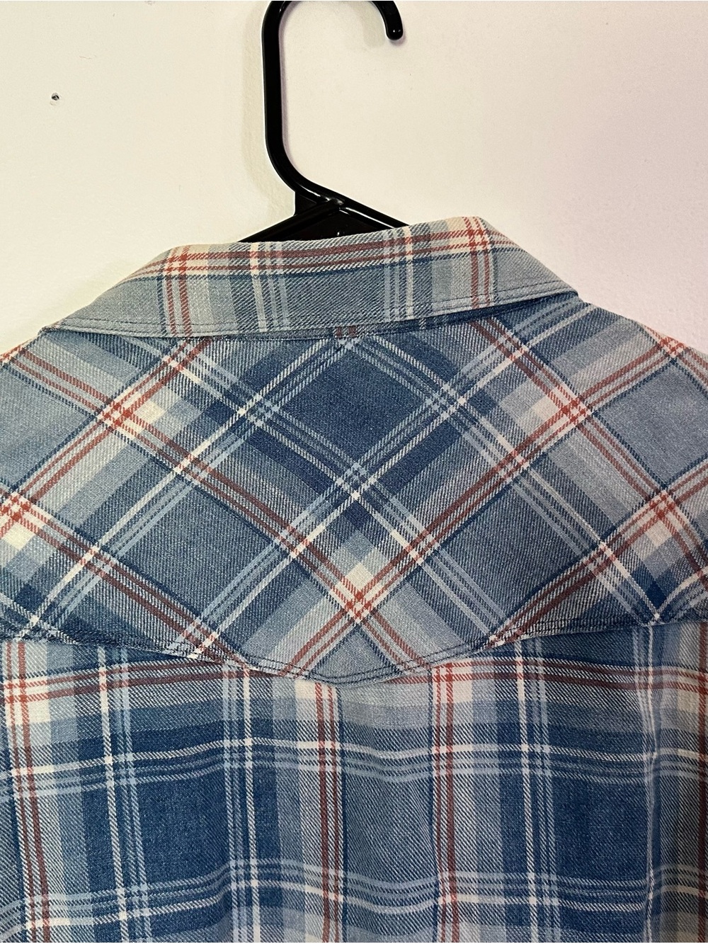 LUCKY Brand Vintage-Style Blue Plaid Button-Up Shirt - Men - Picture 8 of 10
